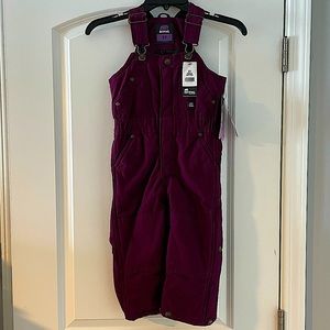 Berne Softstone Duck Insulated Bib Overalls & Sherpa Lined Hooded Jacket - 3T